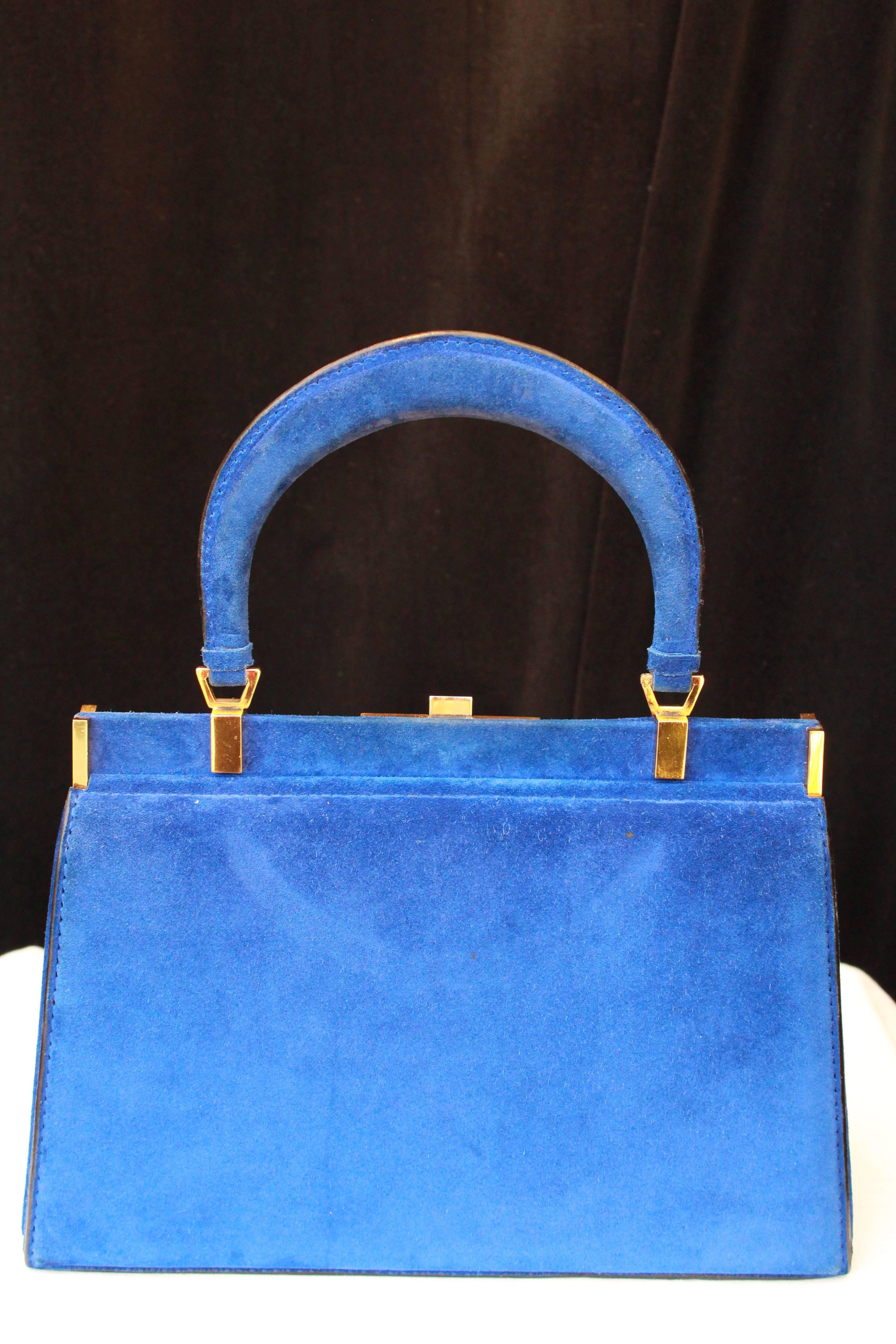 electric blue handbags