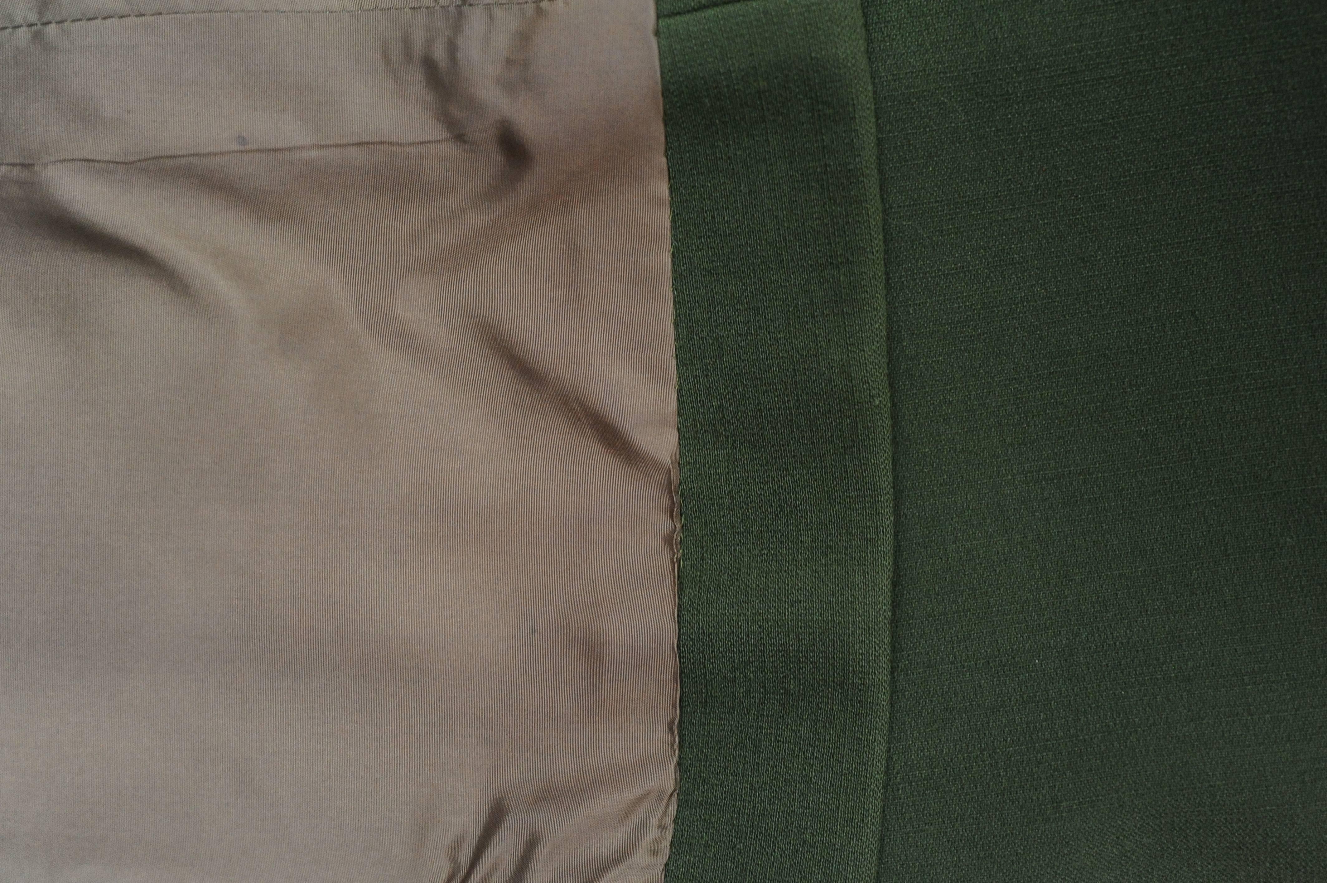 Pierre Cardin khaki green coat, 1960s  2