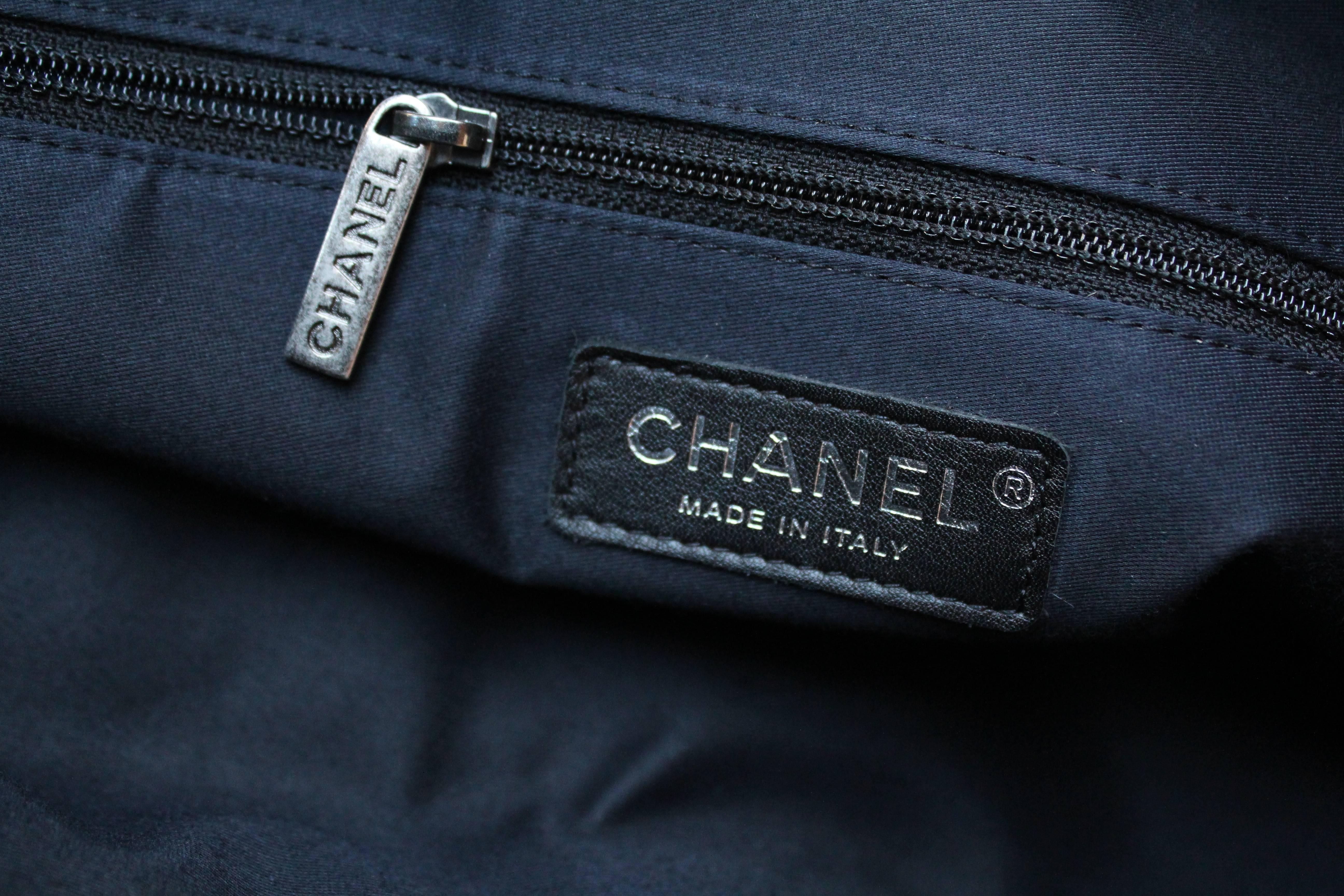 Chanel “Girl” black lambskin bag, Circa 2015  For Sale 5