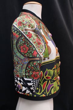 Gianni Versace Couture stunning asian short jacket, Spring 1992