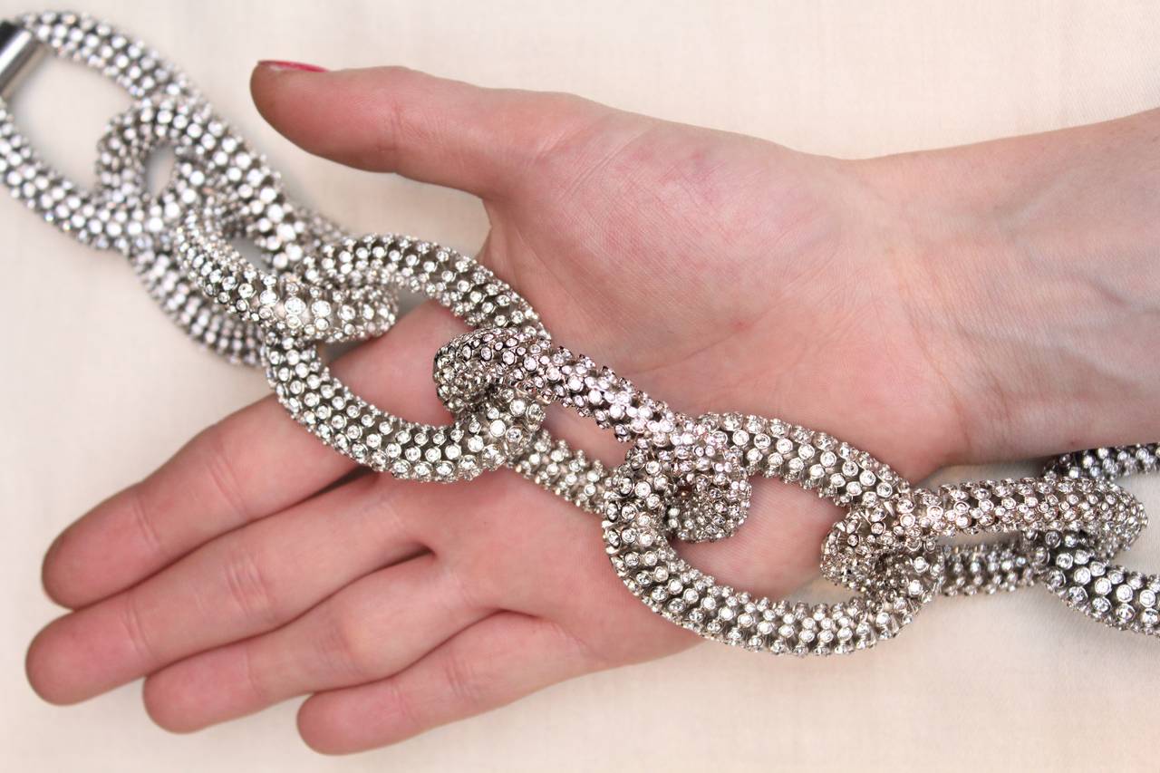 Large Chain Choker Celine, circa 2013 In Excellent Condition In Paris, FR