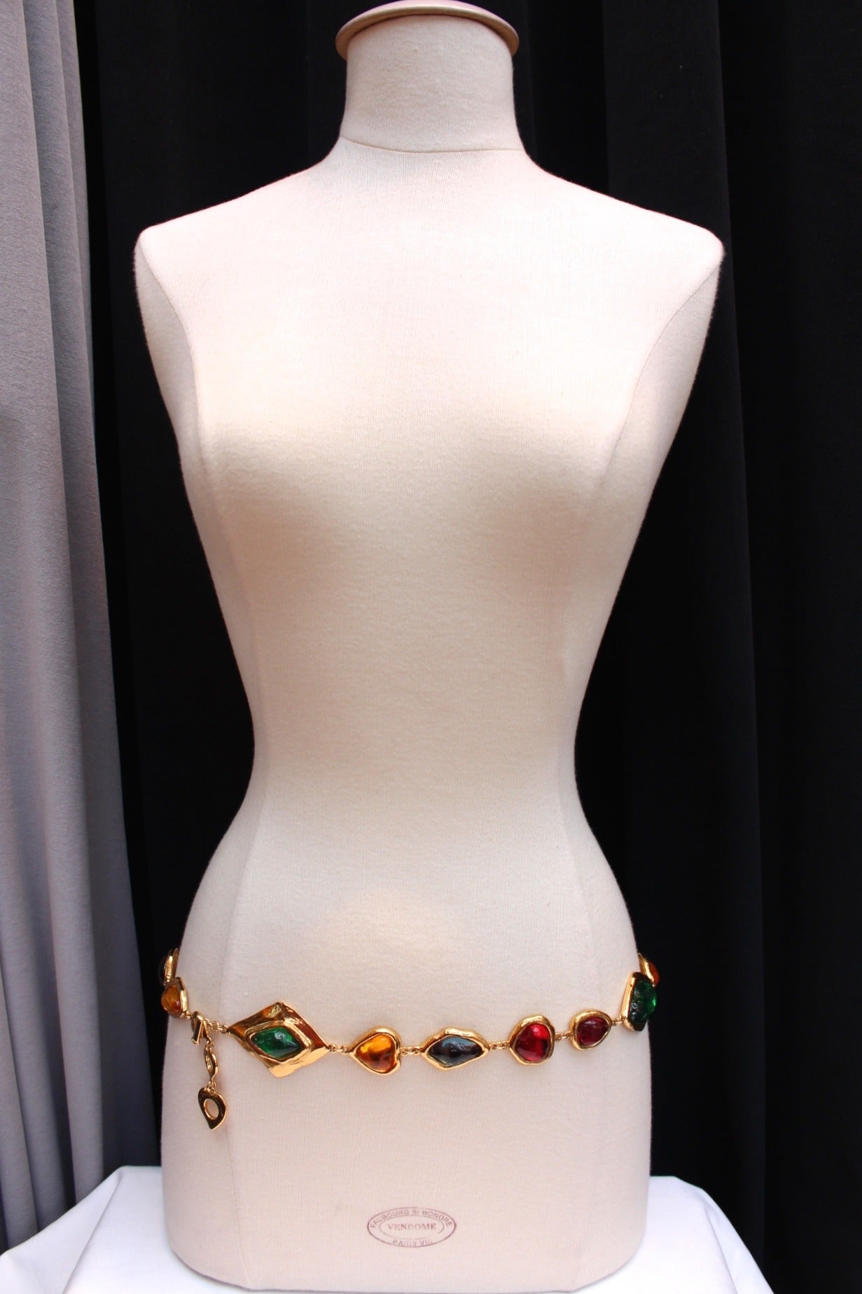 Women's Multi-colored Necklace Yves Saint Laurent by Goossens, circa 1980s