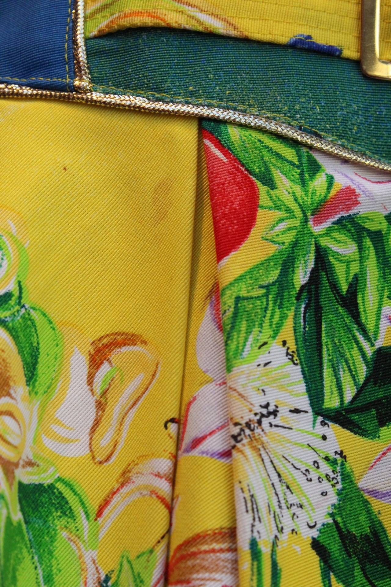 Versus By Gianni Versace Floral Print Dress , circa 1993 6