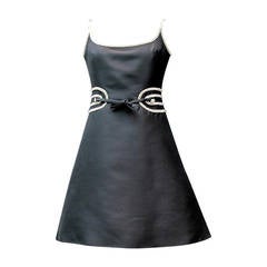 Louis Feraud Black Dress, circa 1960s