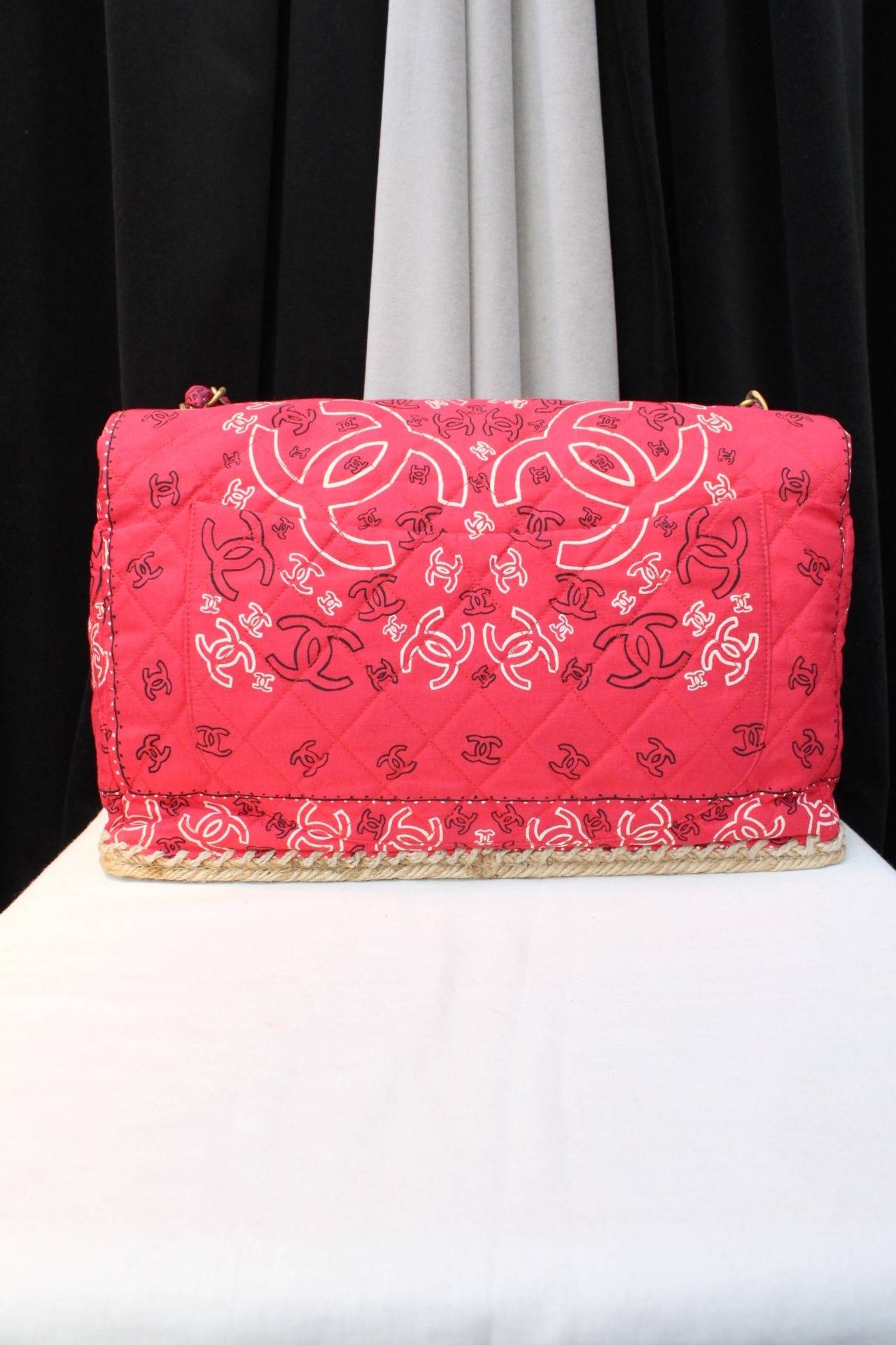 chanel bandana tote