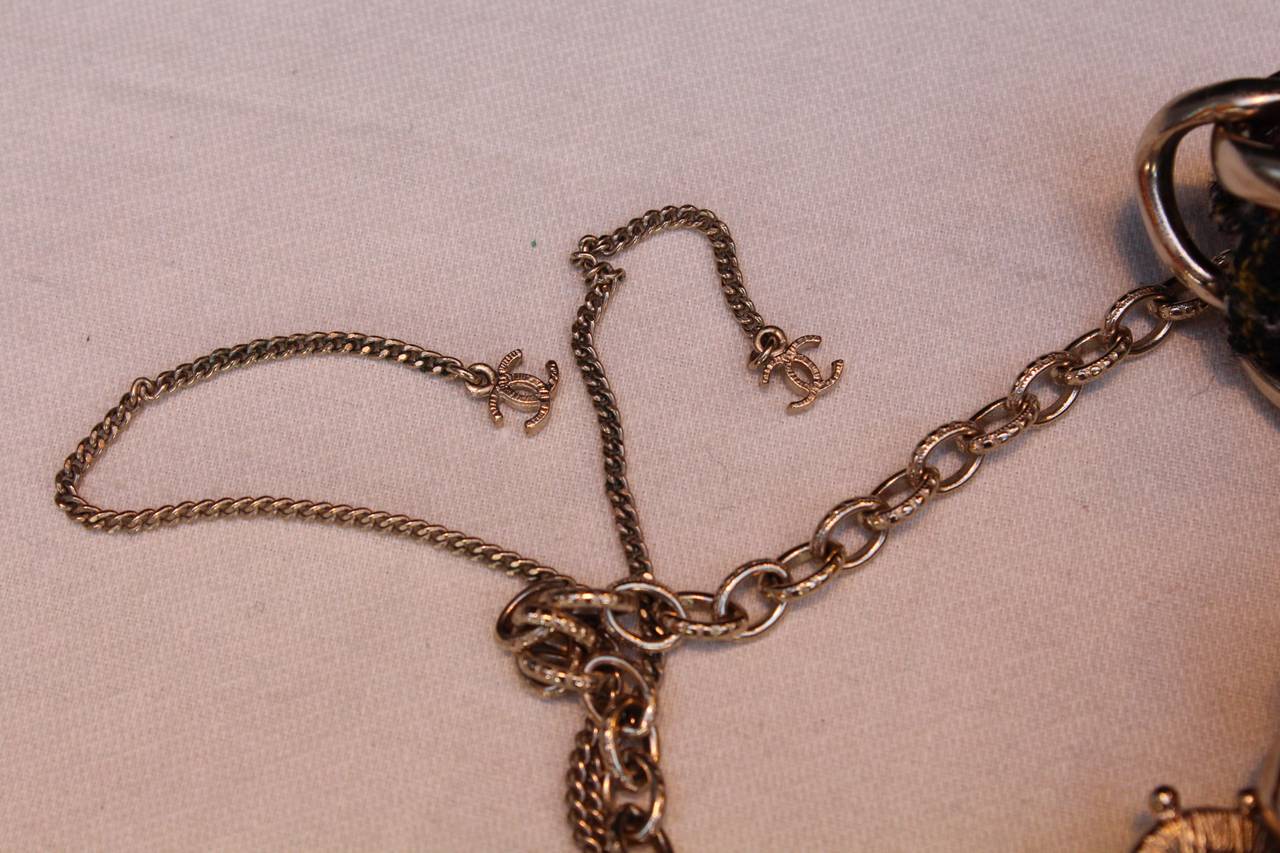 Tartan and Chain Necklace Chanel Collection Paris-Edinburgh, circa 2013 ...