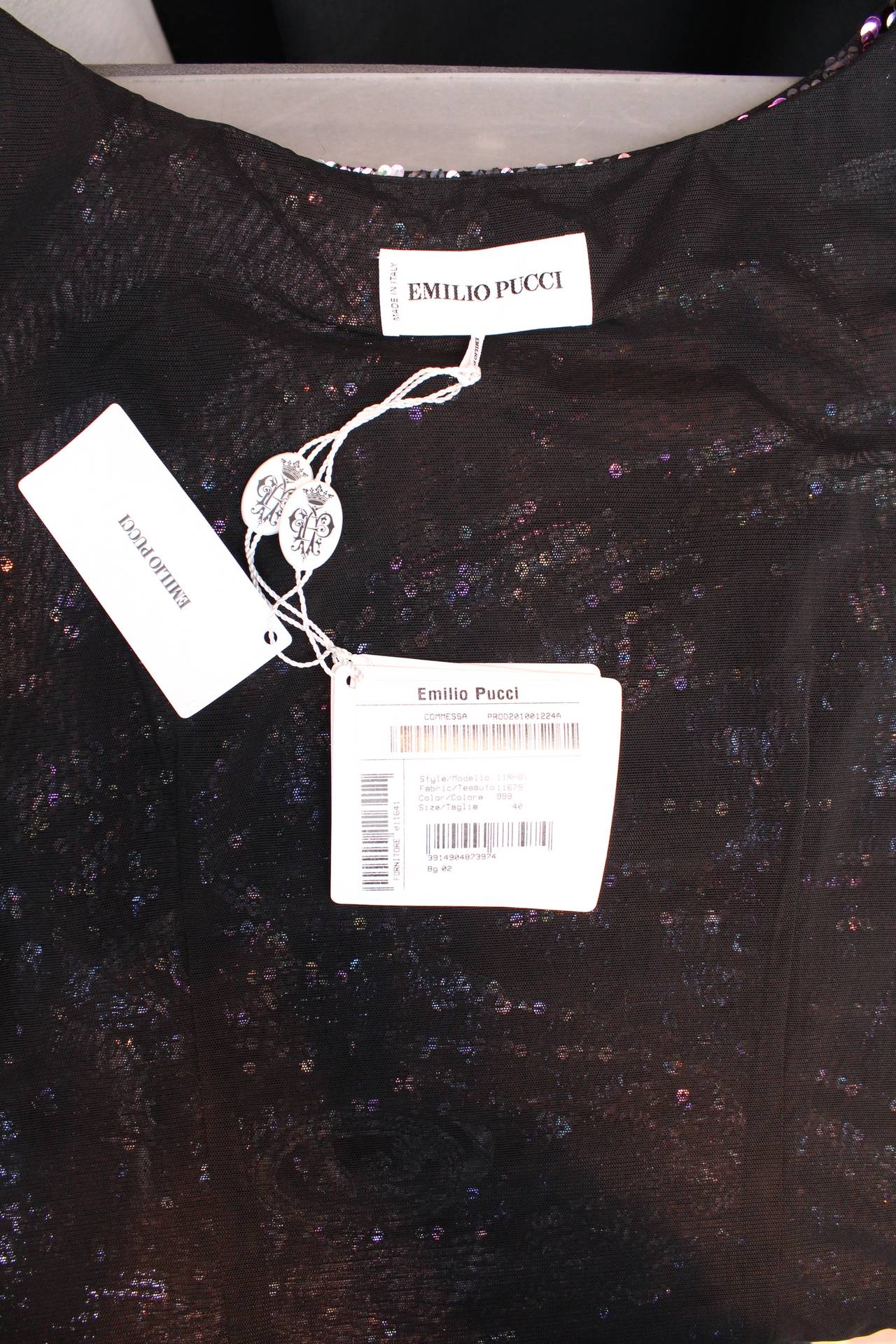 2011 Emilio Pucci Short Dress with Shimmering Sequins 3