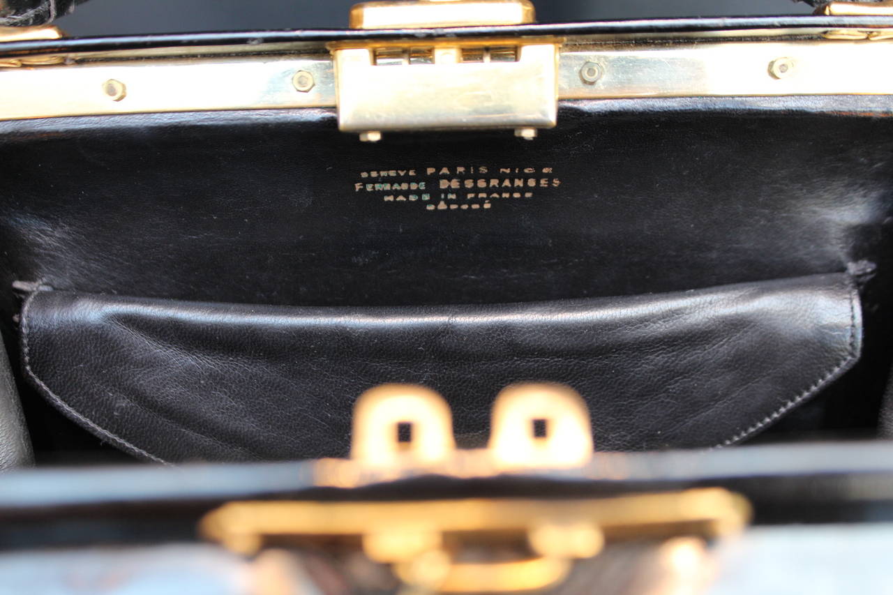 1960s Fernande Desgranges Handbag made in France at 1stDibs