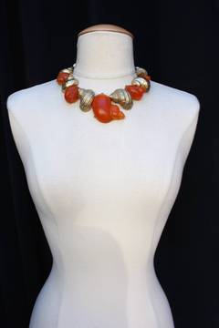 1987 Christian Dior Rare Shell Necklace by Robert Goossens