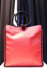 1980s Yves Saint Laurent Red Leather Handbag for The Fondation Pierre Bergé/YSL
