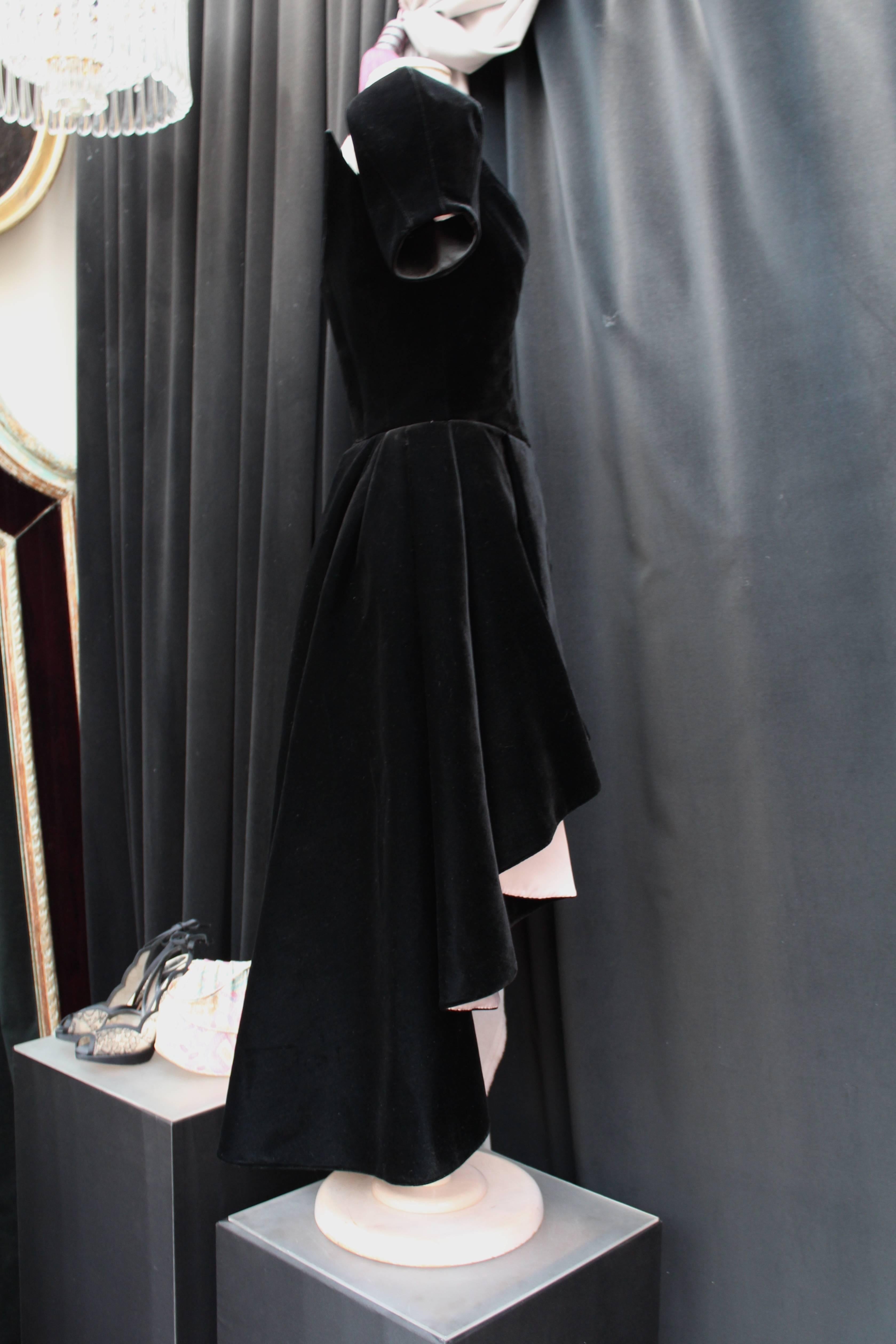 mugler vampire dress