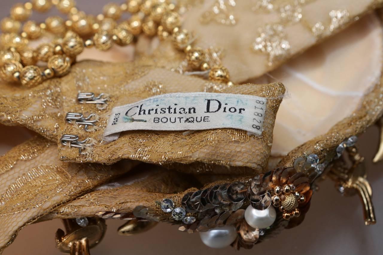 Christian Dior by Ferre Documented Gold-tone Jewellery Bra, 1993  3