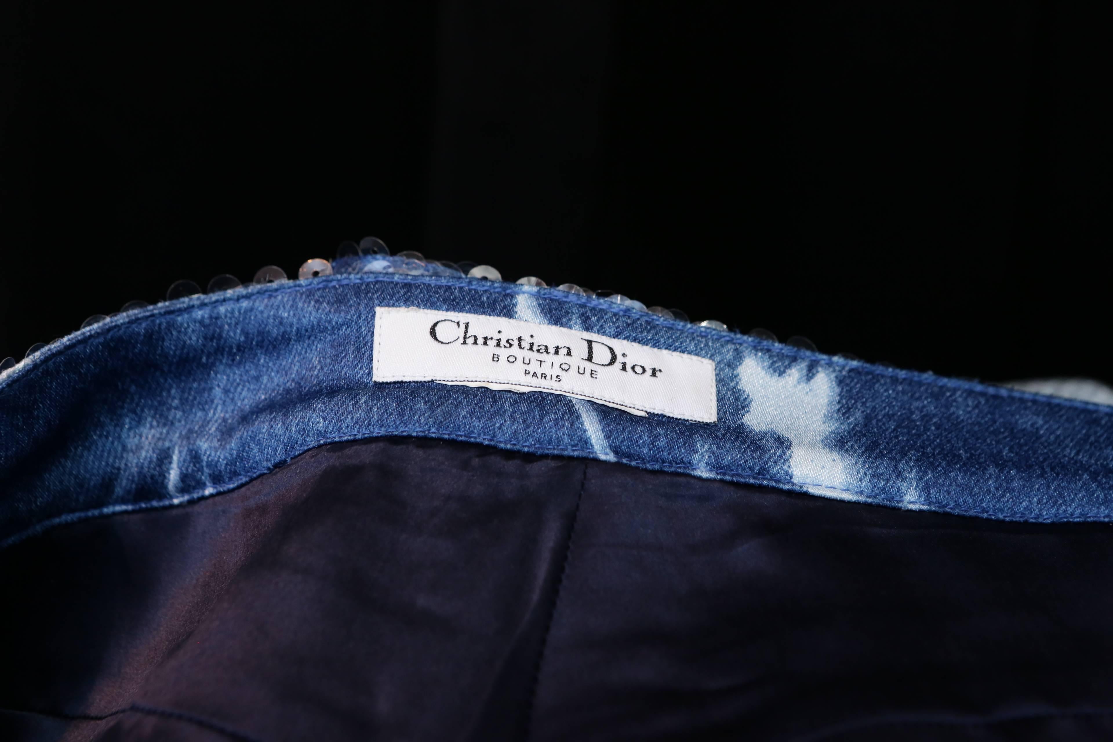 Christian Dior Tie and Dye Denim Ensemble, 2000  3