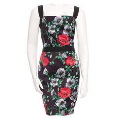 Dolce 
Gabbana Black Floral Dress, IT 46