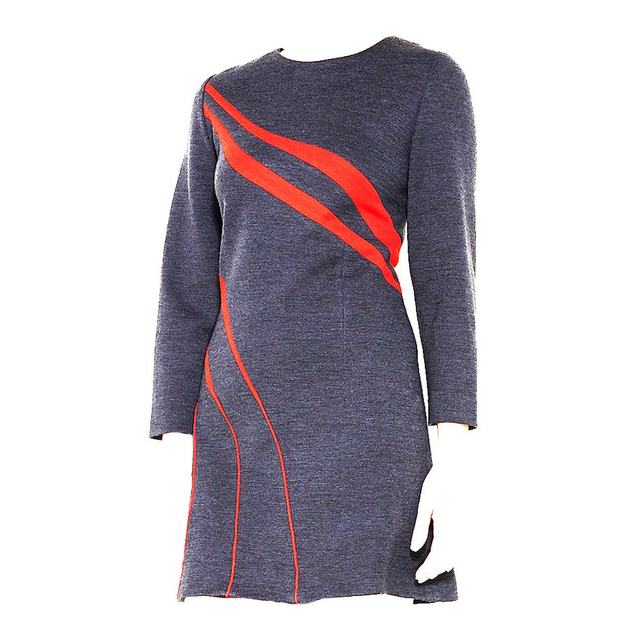 Pierre Cardin Iconic Mod Dress, 1970s For Sale