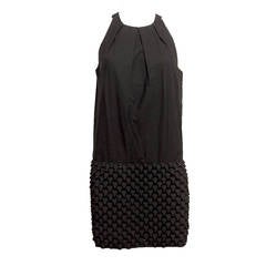 Kenzo NWT Black Cotton Dress, Fr 38