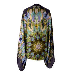 Rare Alexander McQueen NWT Silk Praying Mantis Kimono, SS 2010 Collection