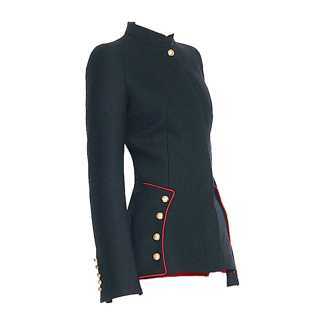 Alexander McQueen Runway Black Military Jacket, Autumn/Winter 2011