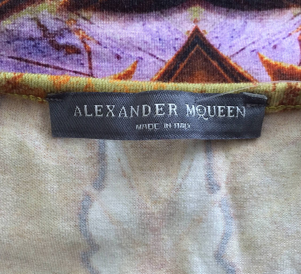 Alexander McQueen Digitized Moth Print Dress, SS 2010 For Sale 3