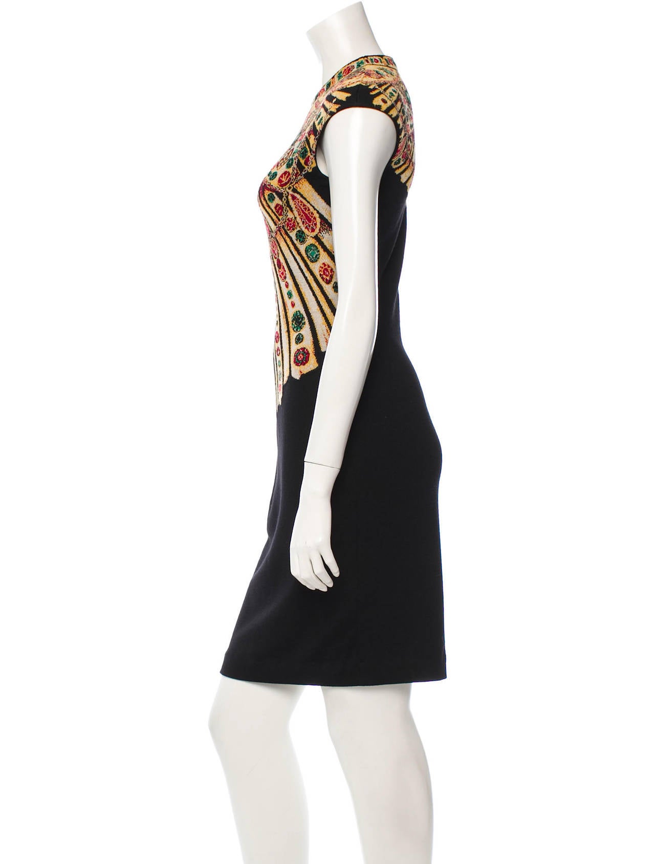 Alexander McQueen Jeweled Knit Dress, Fall/Winter 2010 Collection In Excellent Condition In Bethesda, MD