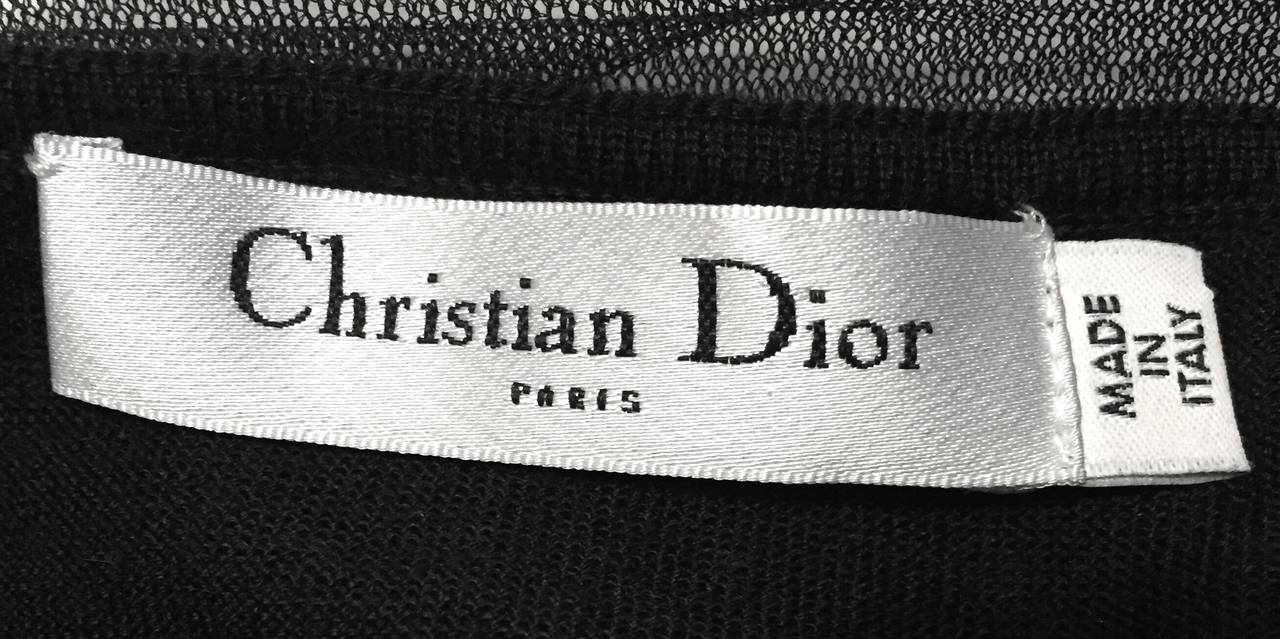 Christian Dior Cashmere Blouse For Sale 1