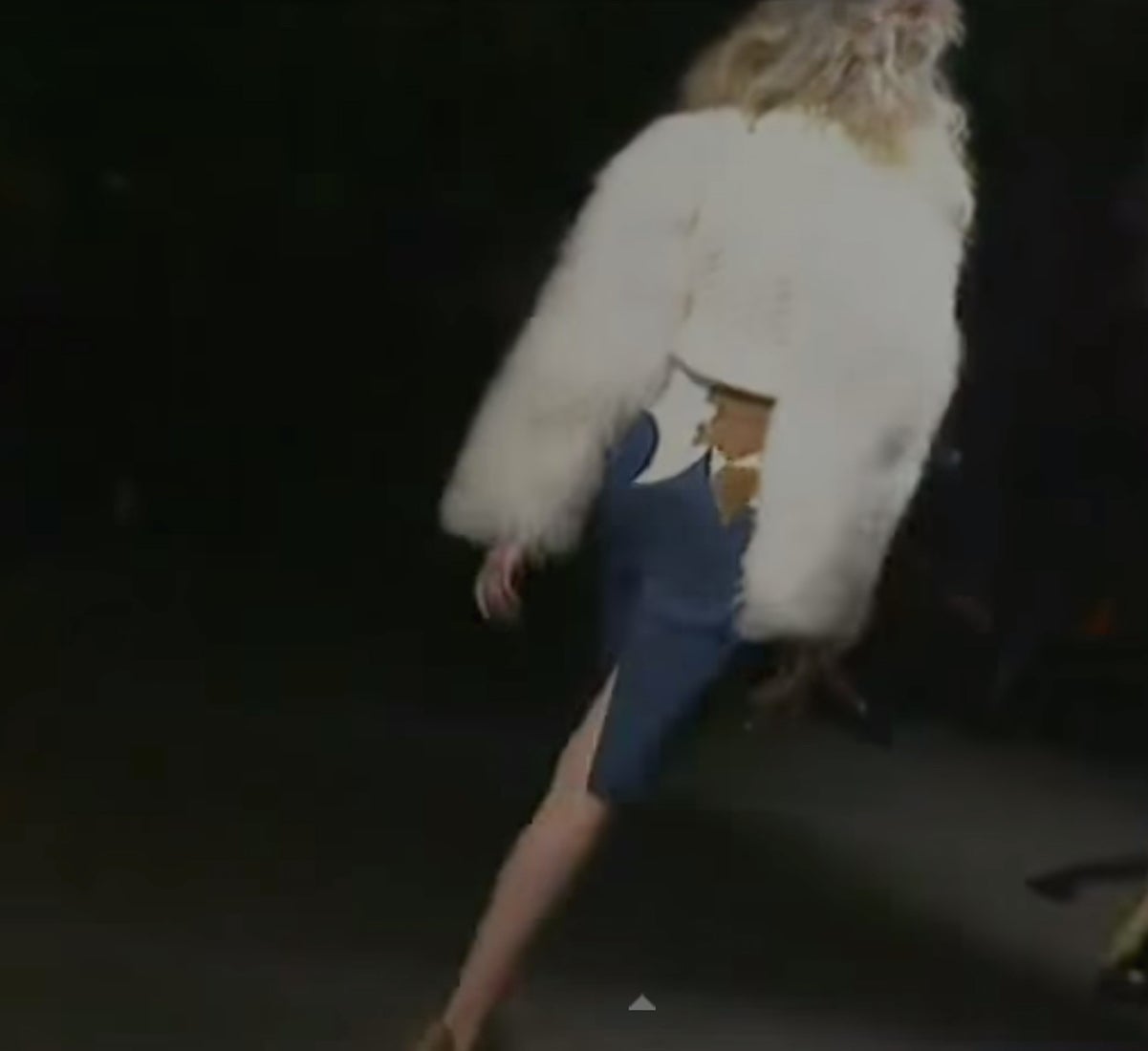 Iconic and impossible to find Alexander McQueen runway denim and cowhide skirt from his 1997 