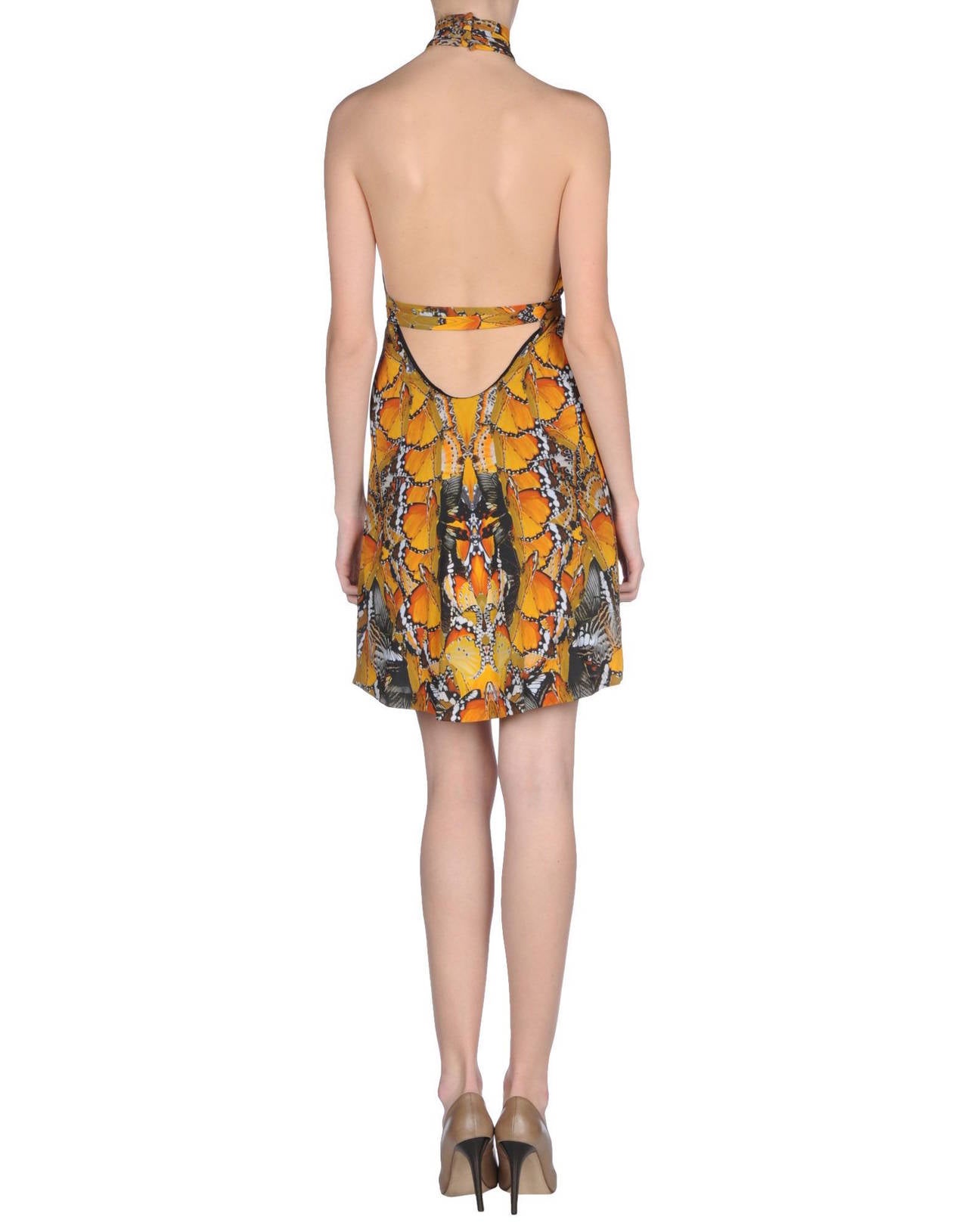Alexander McQueen New Silk Butterfly Dress, SS 2011 For Sale 1