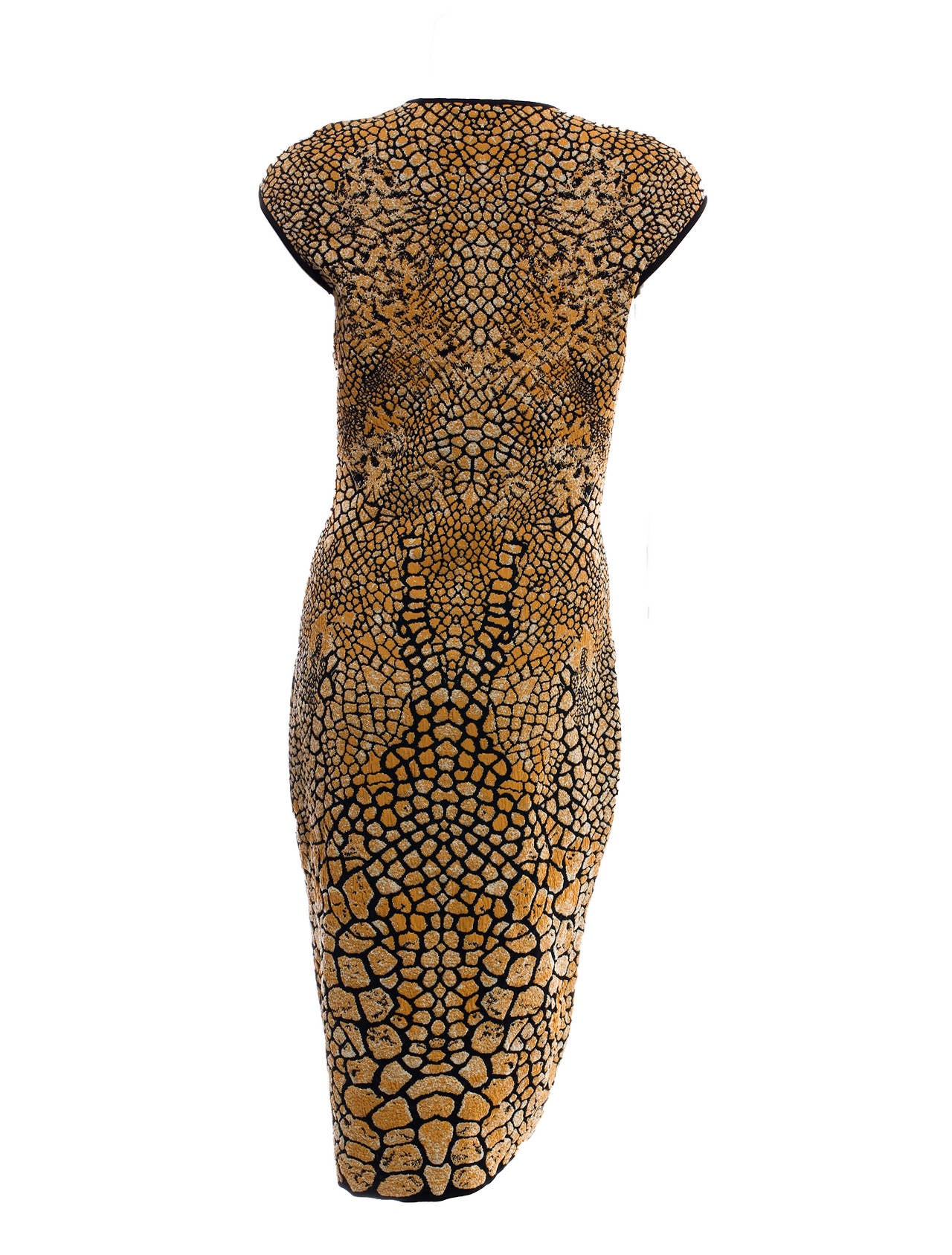 NWT Alexander McQueen Gold Dragonfly Dress, 2013 In New Condition In Bethesda, MD