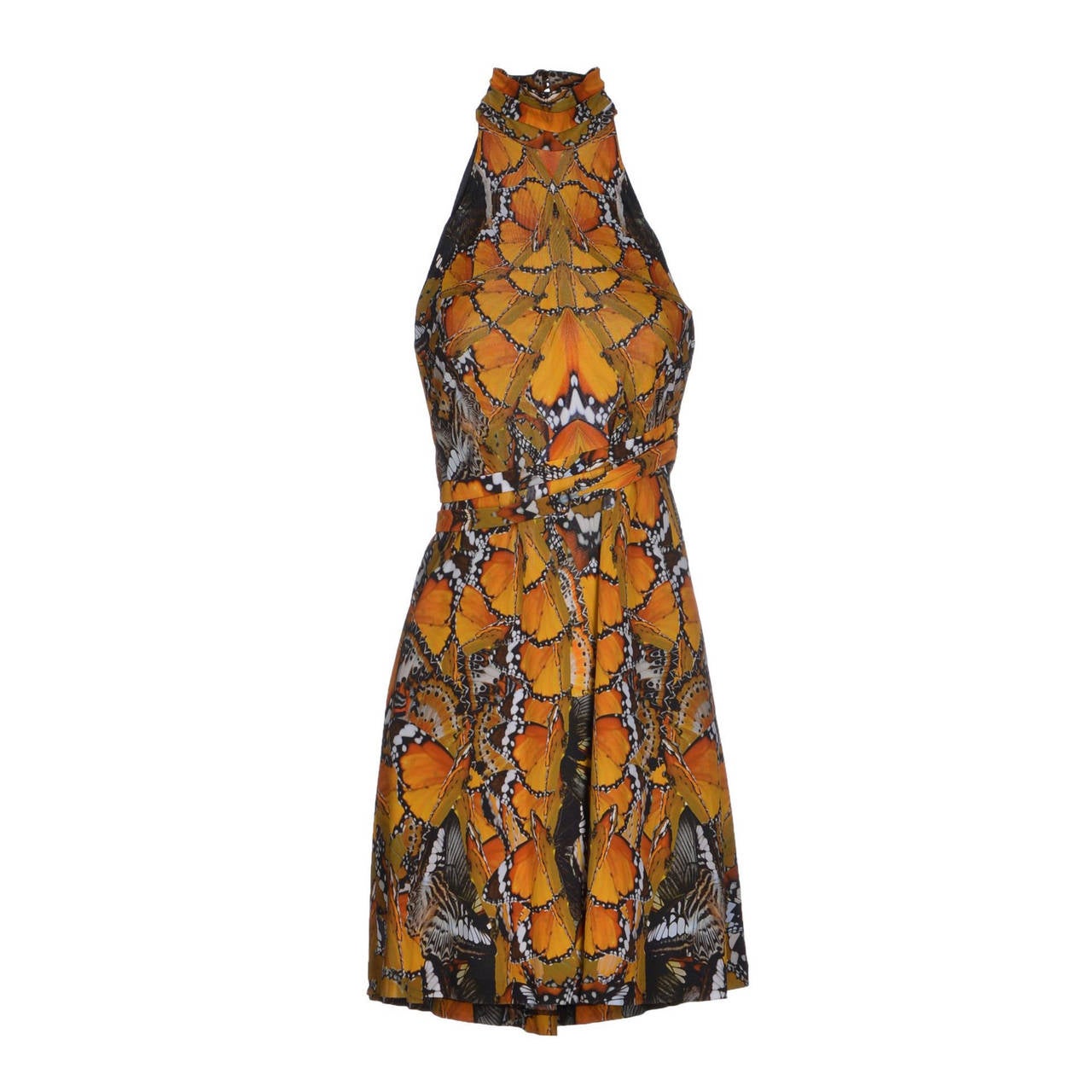 Alexander McQueen New Silk Butterfly Dress, SS 2011 For Sale
