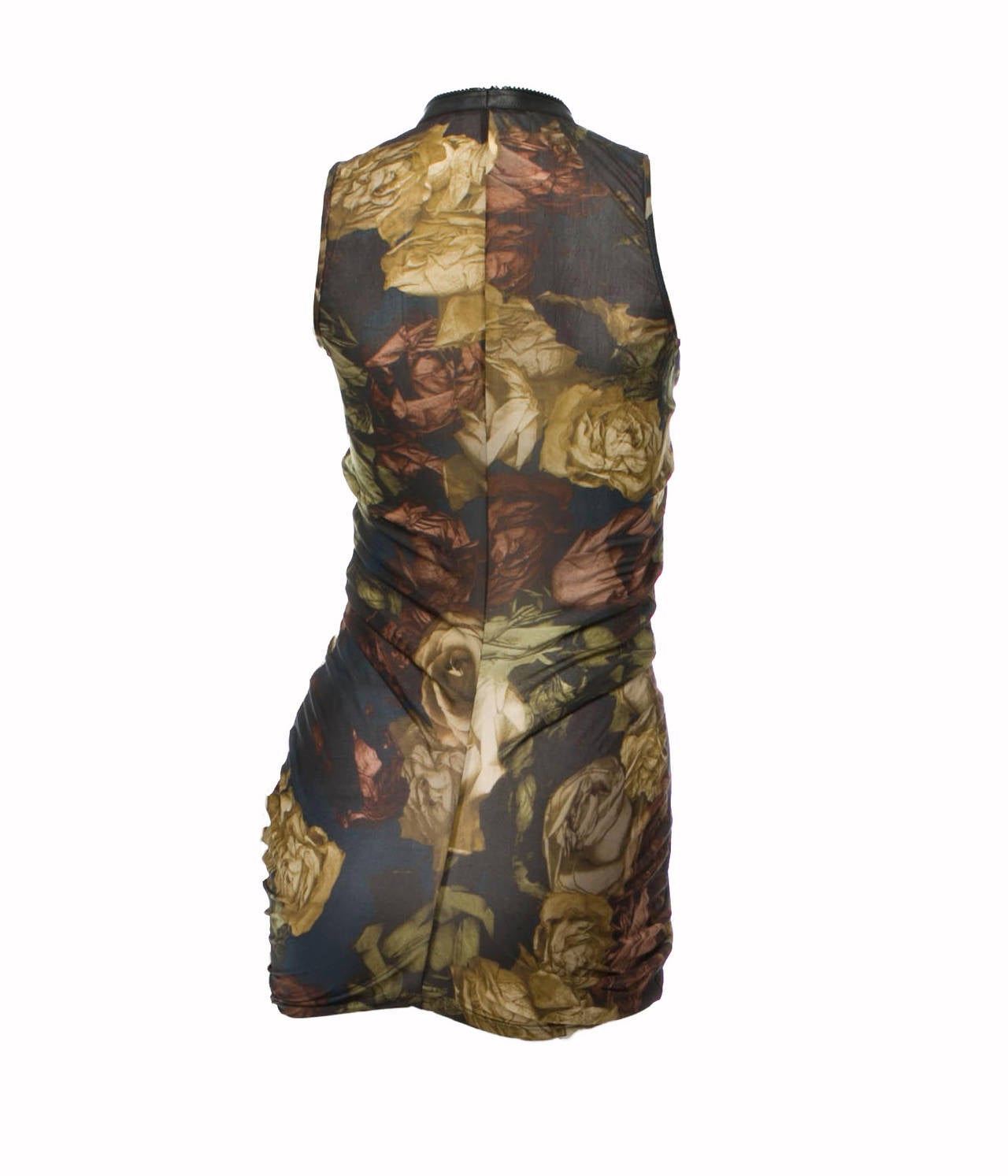 Alexander McQueen Floral Silk Blouse, Plato's Atlantis Collection 2010 In Excellent Condition In Bethesda, MD