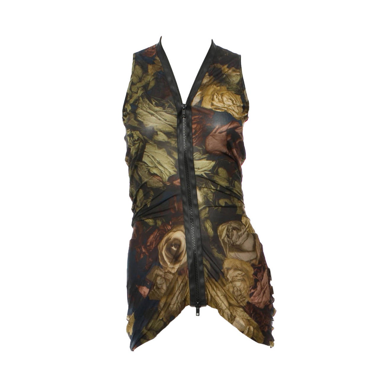 Alexander McQueen Floral Silk Blouse, Plato's Atlantis Collection 2010