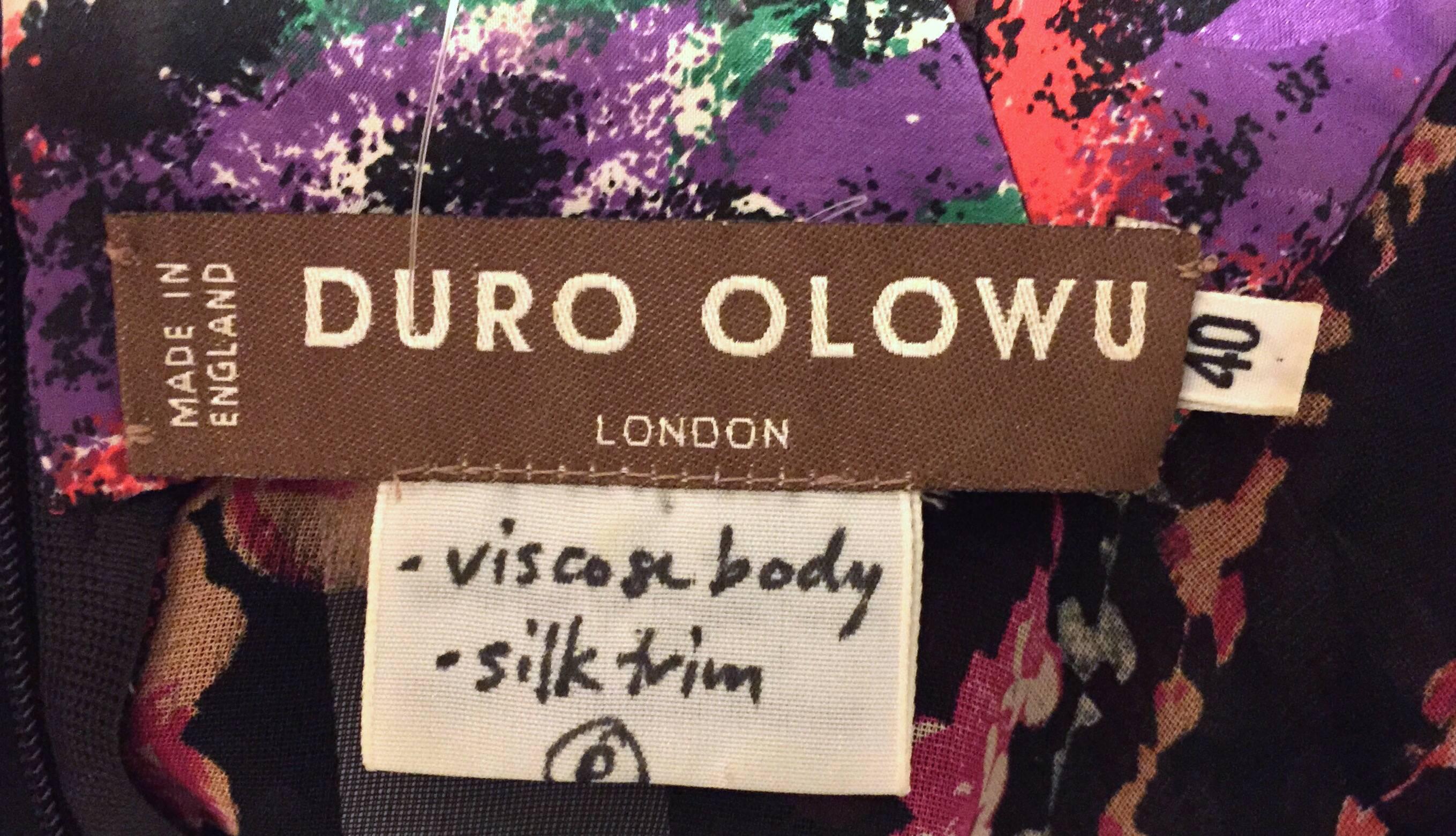 Women's Bohemian Duro Olowu Dress For Sale