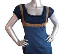 Rare Alexander McQueen Silk Dress with Intricate Beading, 2008