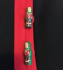 Important Moschino Vest with Russian Doll Buttons