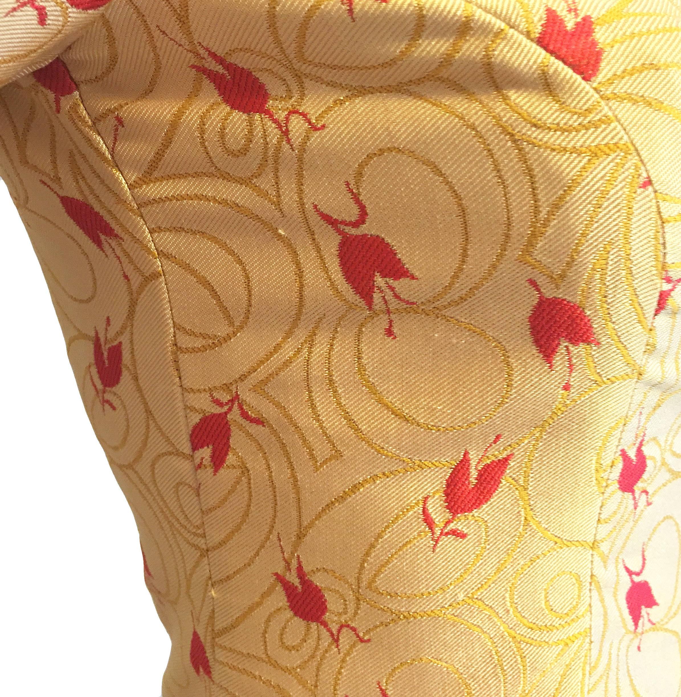 Rare Adele Simpson Brocade Gown, Circa 1960 For Sale 1