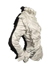 Stunning Gareth Pugh Silk Pleated Jacket/Blouse, S 2009 RTW