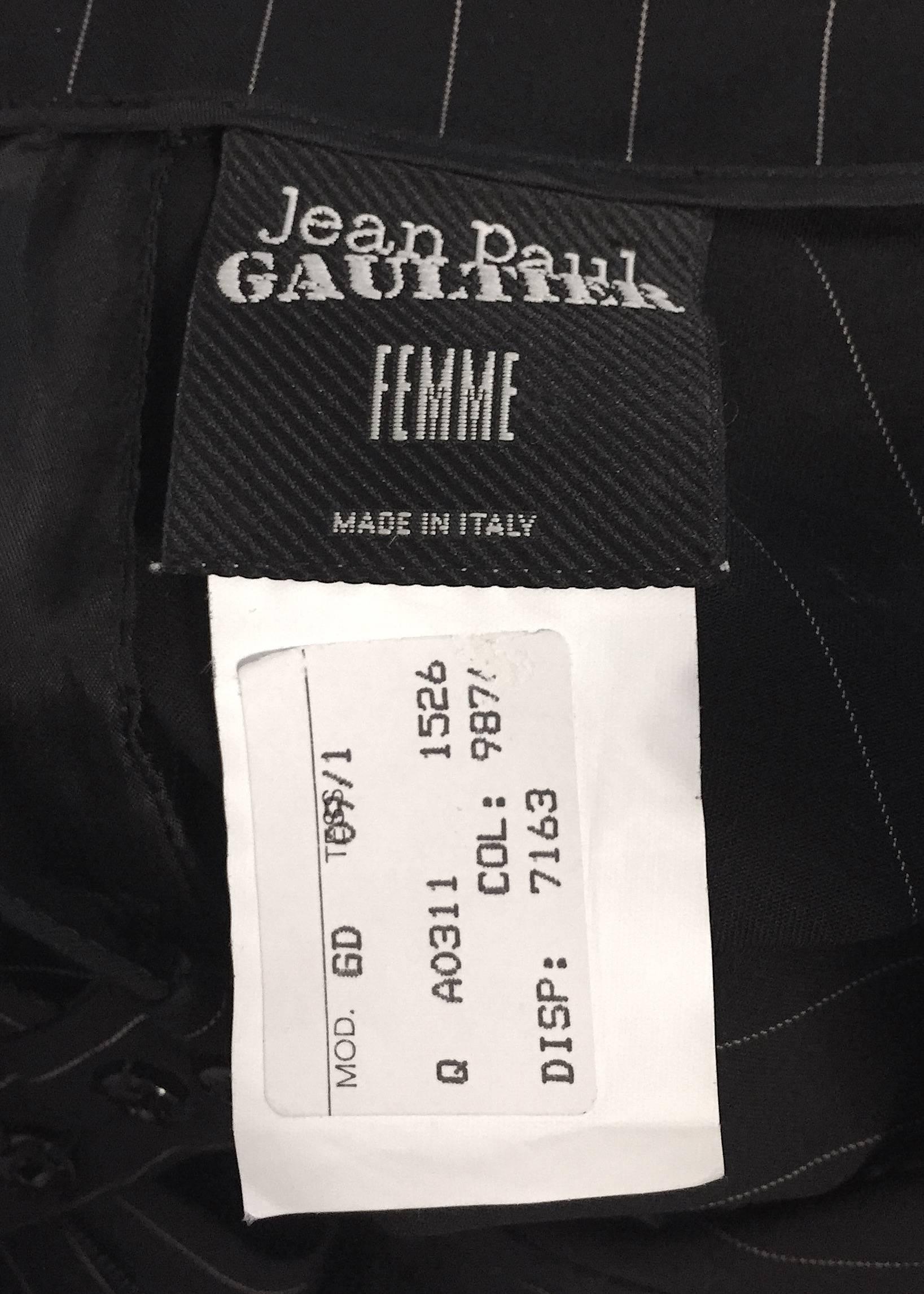 Iconic Jean Paul Gaultier Cage Pants, Circa 1990 For Sale 2