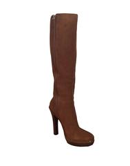 Iconic Tom Ford for Gucci Brown Suede Boots Wood Soles, Late 1990s