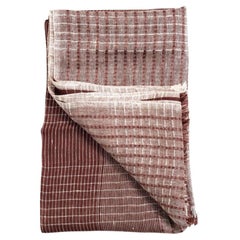 Auro Rust Brown Cinnabar Women's Soft Linen Handwoven Scarf by Studio Variously