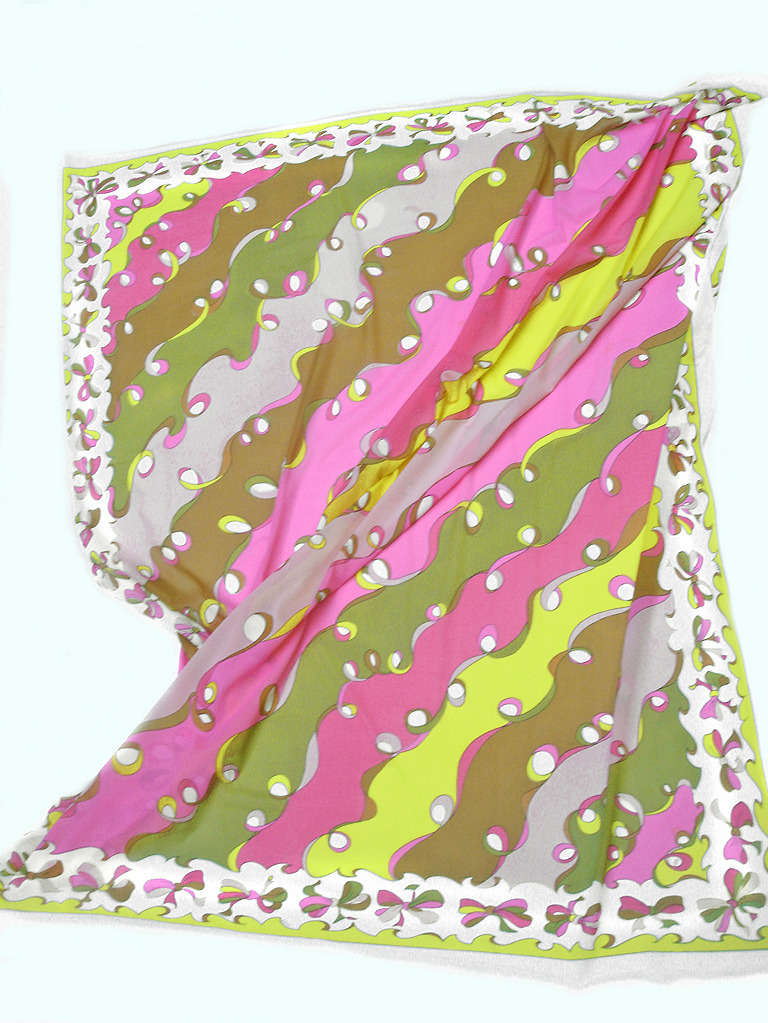 1960s Emilio Pucci Fabric Panel Mod Mod Baby