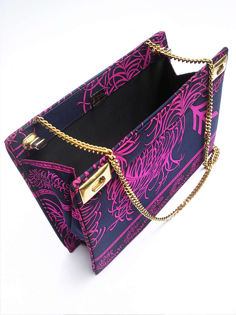 60s Emilio Pucci Silk Handbag at 1stdibs