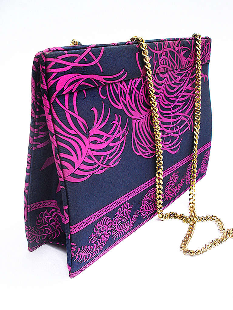 60s Emilio Pucci Silk Handbag 2