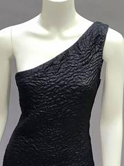80s Yves Saint Laurent Rive Gauche Black Dress