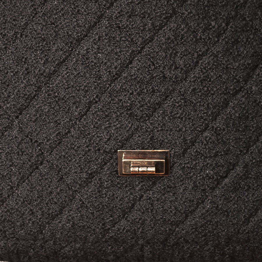 Chanel Easy Tweed Jumbo Crossbody Messenger Bag