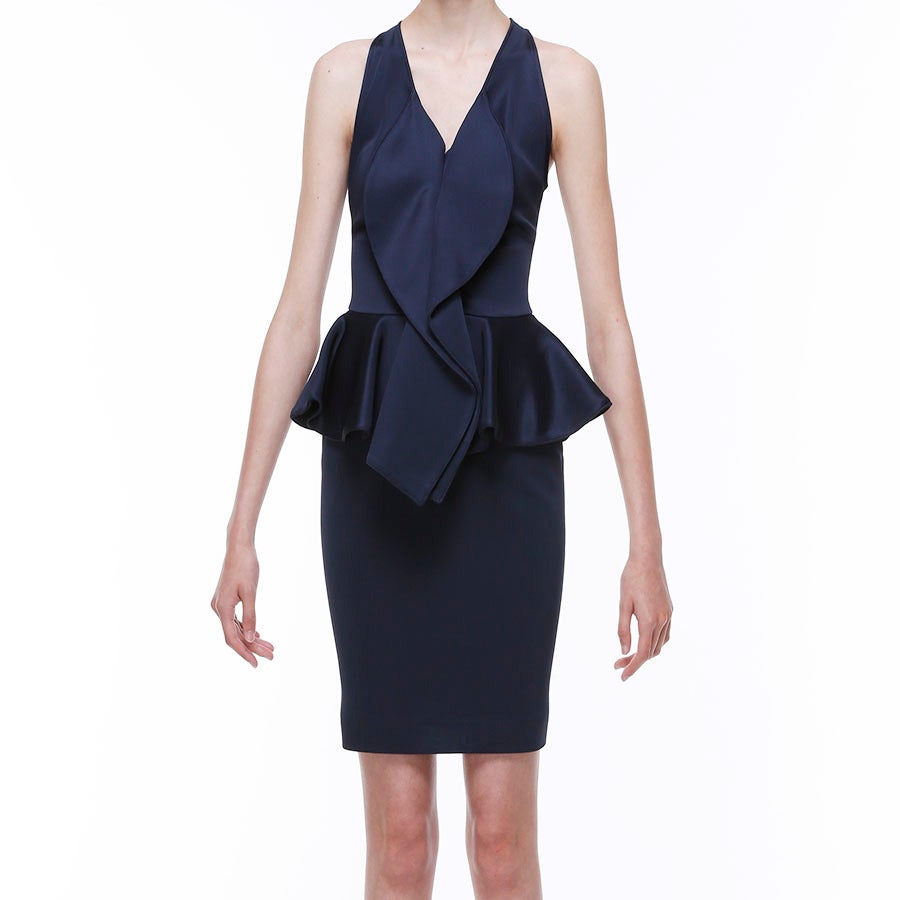 Givenchy Blue Peplum Dress
