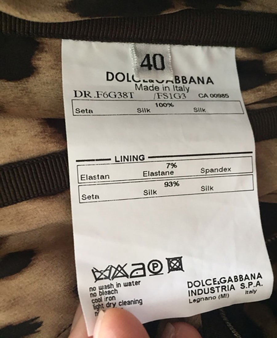 Dolce & Gabbana Leopard Print Silk Corset Dress 3
