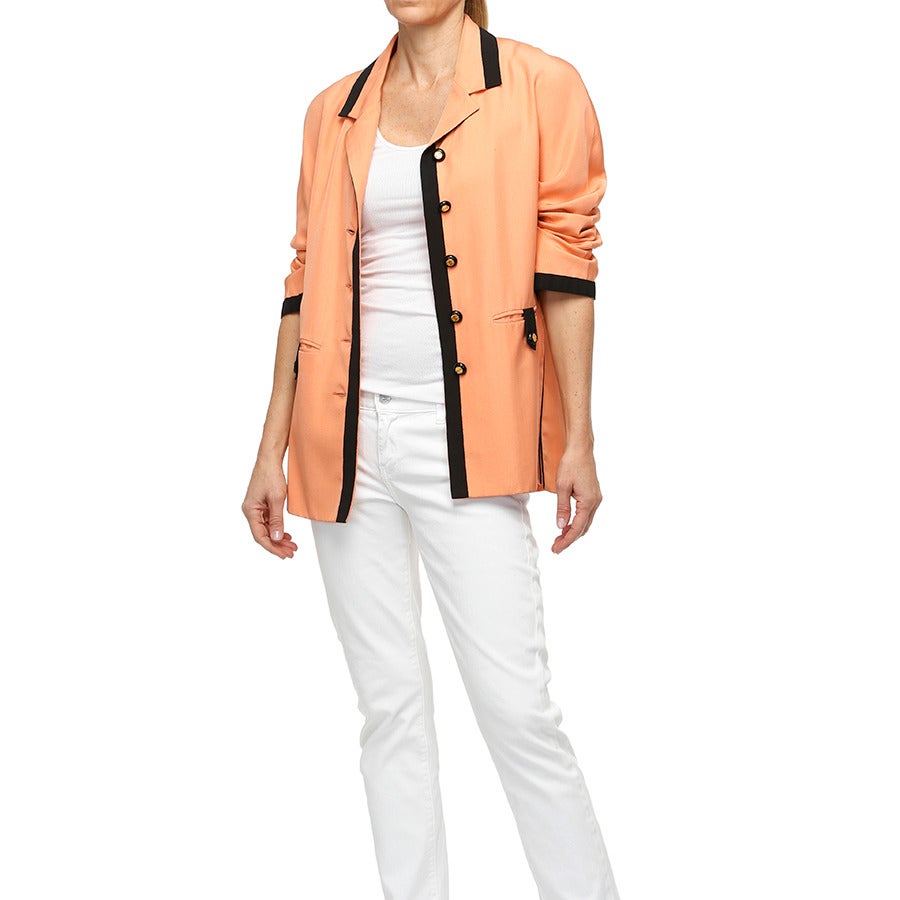 Chanel Coral “Swing” Jacket