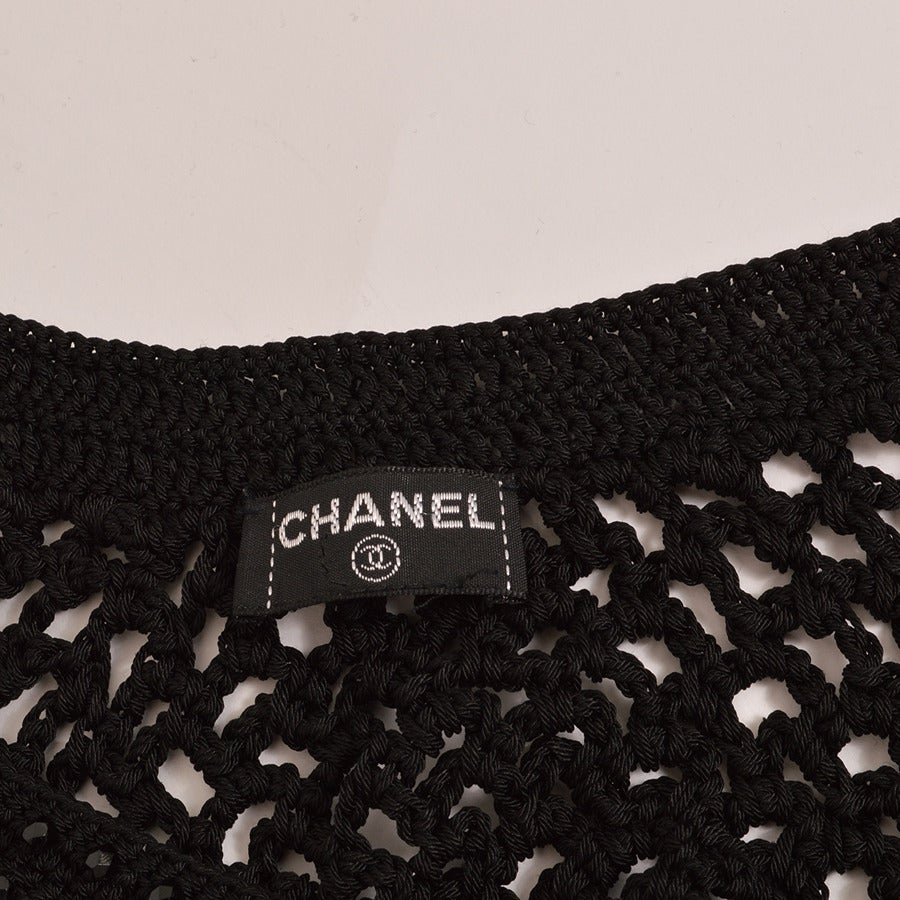 Chanel Hand-Crochet Tank Top For Sale 1