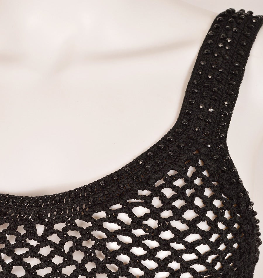 Women's Chanel Hand-Crochet Tank Top For Sale