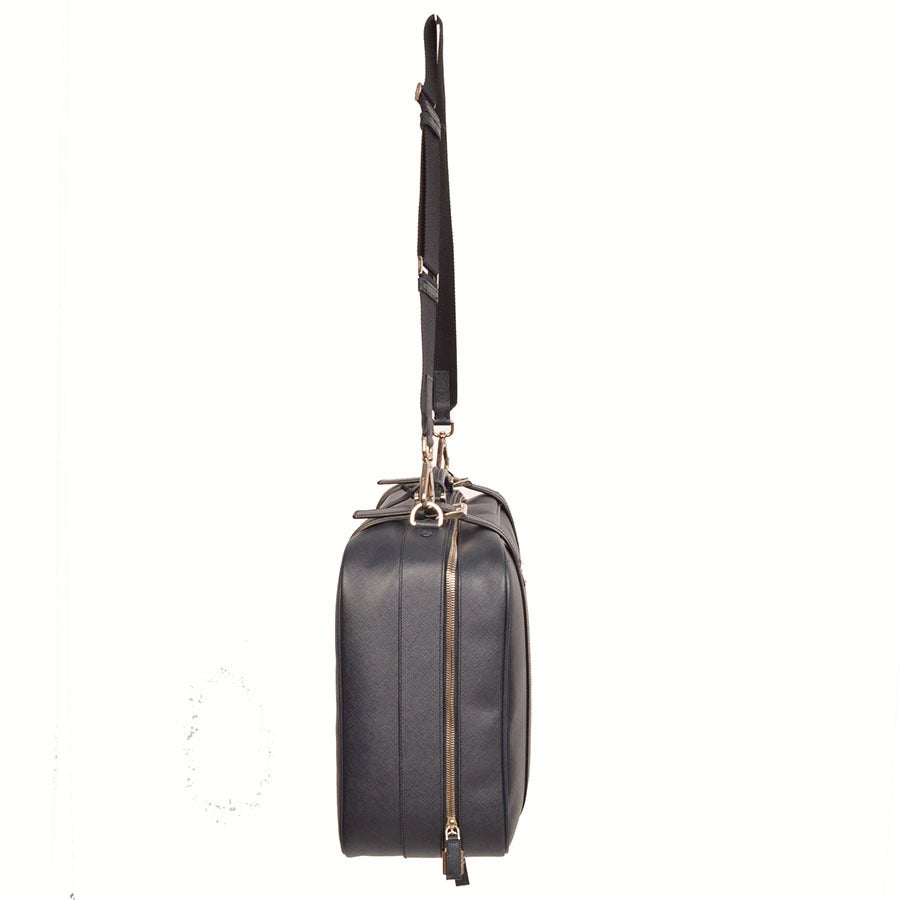 Prada Saffiano Leather Suitcase In Excellent Condition In Toronto, Ontario